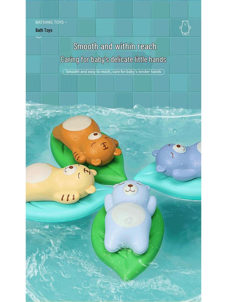 Baby Duck and Turtle Water Play Bath Toys for Kids