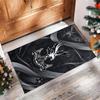 Crystal Palace Football Print Crystal Velvet Rug, Comfortable Water Absorbent Non Slip Indoor Floor Carpet