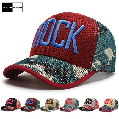 Len női nyári sapka 3D hímzés hálós baseball sapka férfiaknak Hip Hop Snapback Camouflage Trucker sapka