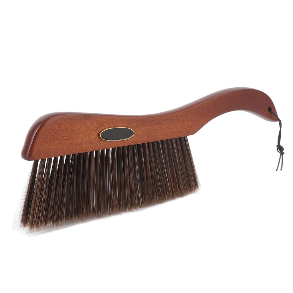 Coffee Grinder Cleaning Brush Wooden Handle Counter Brush Hanging Coffee Powder Cleaning Tool For