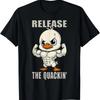 Funny Duck Men's T-shirt Casual Short Sleeve Women Fashion T Shirt Printed Comfortable Round Neck Short Sleeve Breathable Top