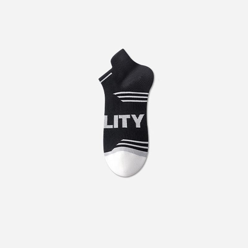 Men's Summer Odor-Resistant Cotton Mesh Sports Ankle Socks for Teens