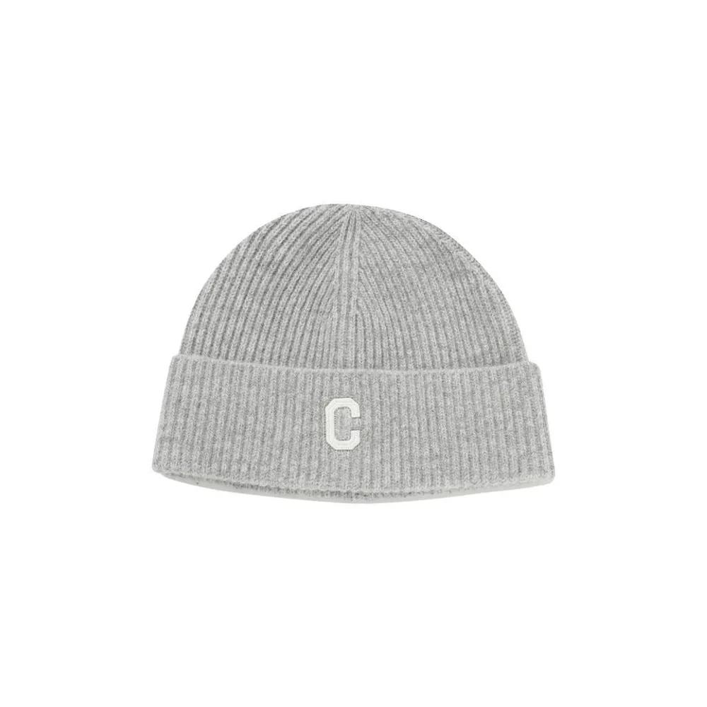 C Logo Felt Applique Beanie Gray CO2504CA09GR 1882363 F