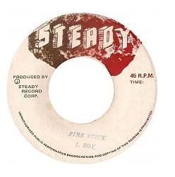 

7inch Record IROY Fire Stick NONE Steady Jamaica Reggae Ska Dub Used