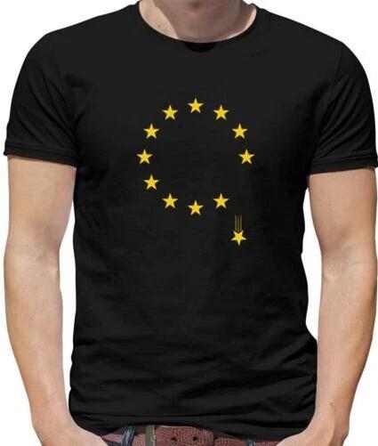 EU Fallen Star T-Shirt - Referendum - Brexit - Politics - Union - Work 2XL