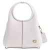 Lana 19 Brand Logo Detachable Chain Strap Shoulder Polished Pebble Leather Handbag Small Women Handbags Chalk-White CCY32-B4HA