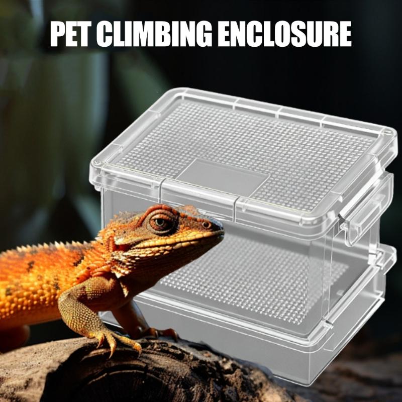 Insect Observation Case with See Through Viewing Window, Portable Breeding Container for Short Term Housing, Routine Monitoring and Study Display