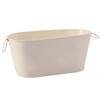 Rustic Iron Flower Pot Vintage Plant Pot Practical Metal  Planter  Windowsill