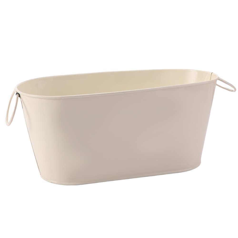 Rustic Iron Flower Pot Vintage Plant Pot Practical Metal Planter Windowsill