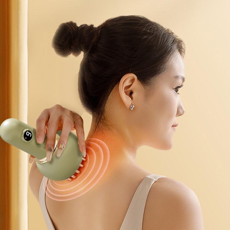 Rechargeable Guas Sha Tool Massagers 9Speed Vibrations Mode ABS Electric Scraper For Muscle Relief Home Office Use
