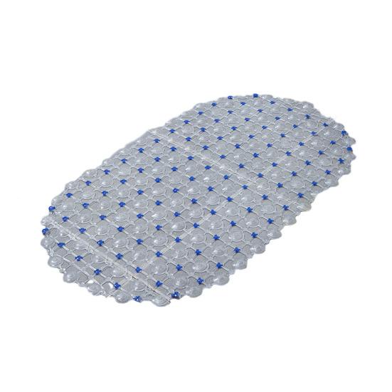 

Коврик для ванной из ПВХ, противоскользящий, однотонный, для дома, кухни, ванной, отеля, душевой коврик с присоской, мягкий, нескользящий, массажный коврик для ванны