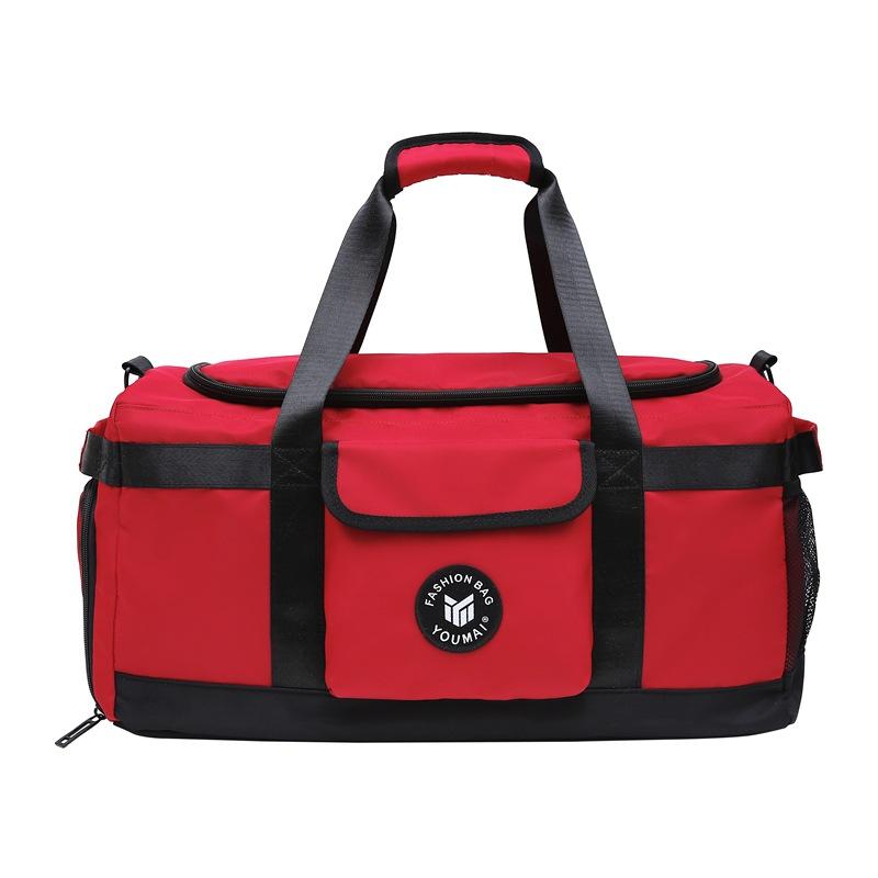 Дорожная сумка Большая вместимость Многофункциональная портативная на плечо Фитнес легкая сумка-мессенджер Независимое отделение для обуви Многофункциональная модная крутая