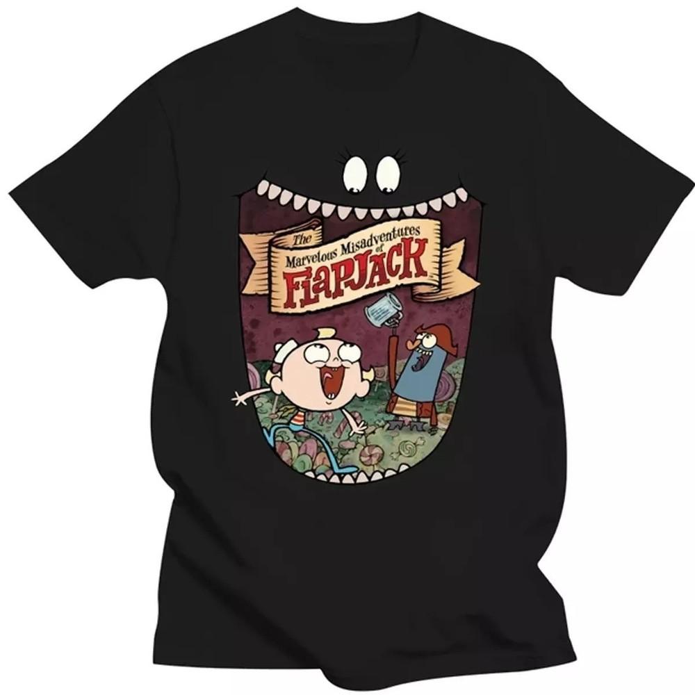 The Marvelous Misadventures of Flapjack black Tshirt Unisex S5Xl KK2292 Unisex T-Shirt XL