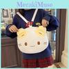 Cartoon Cat Plush Backpack For Girls And Boys With Large Capacity For School And Daily Use