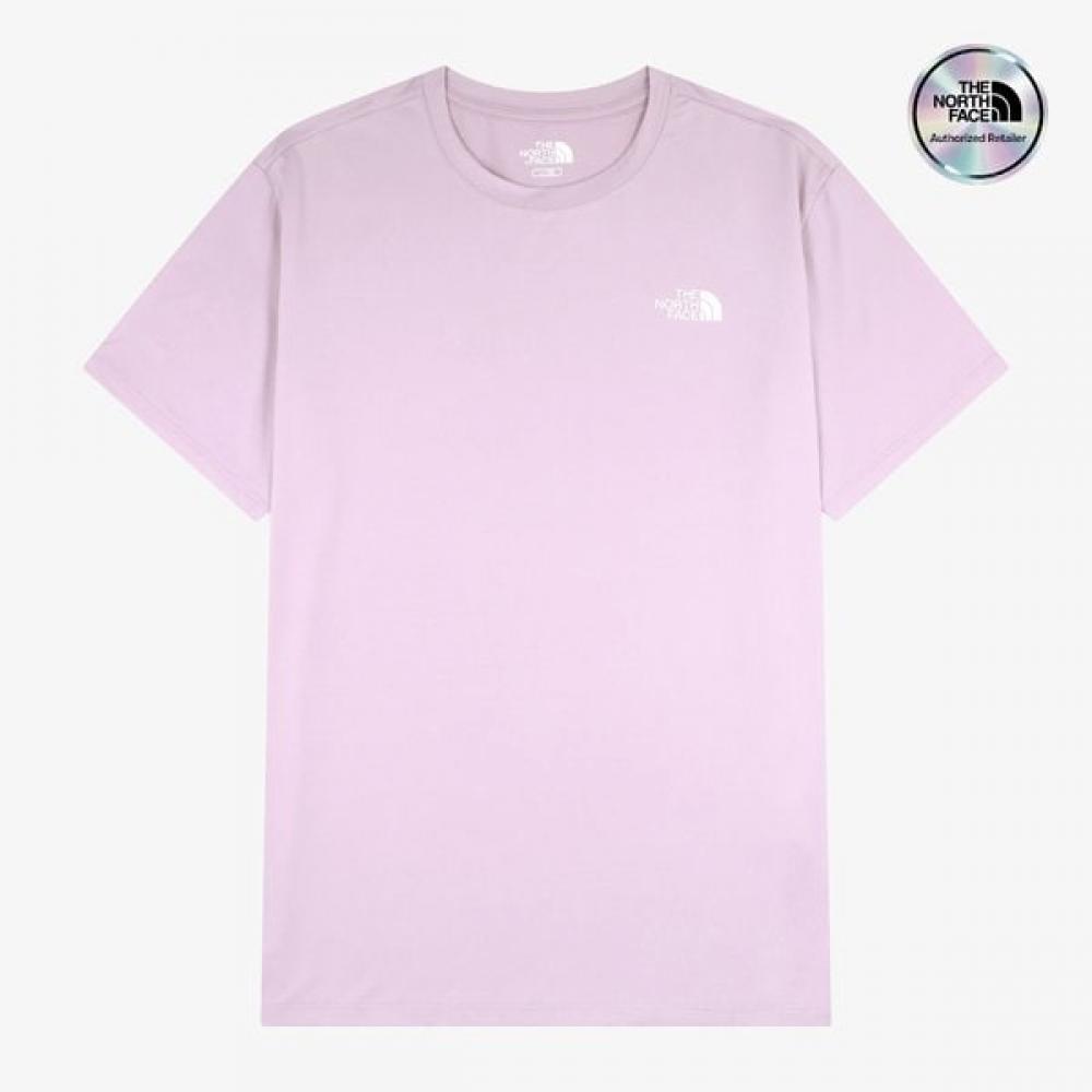 The NorTh Face NT7us04l WhiTe Label Linden ShorT Sleeve T Dark violeT DARK VIOLET/085