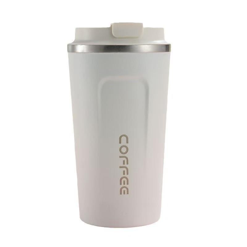 European Style Luxury Coffee Thermal Mug - Stainless Steel Portable Travel Cup