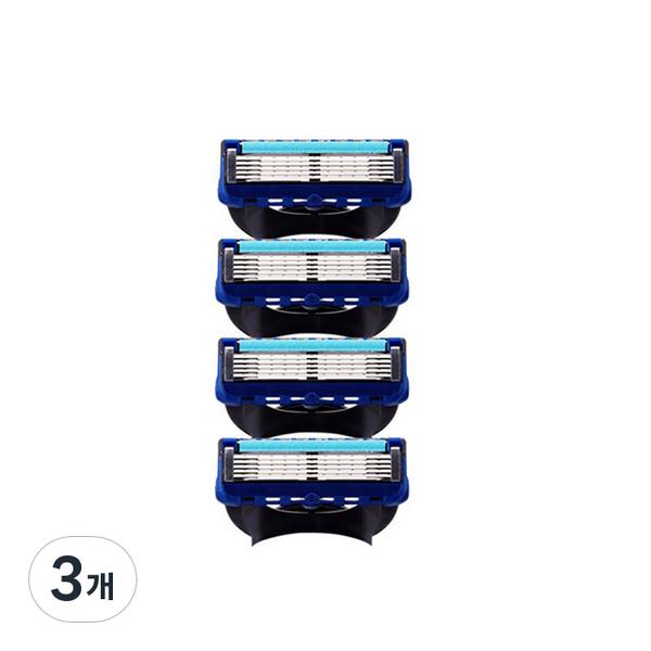 

Qzio Gillette Compatible Premium Razor Blades, 4, 3 ,Korean razor blade