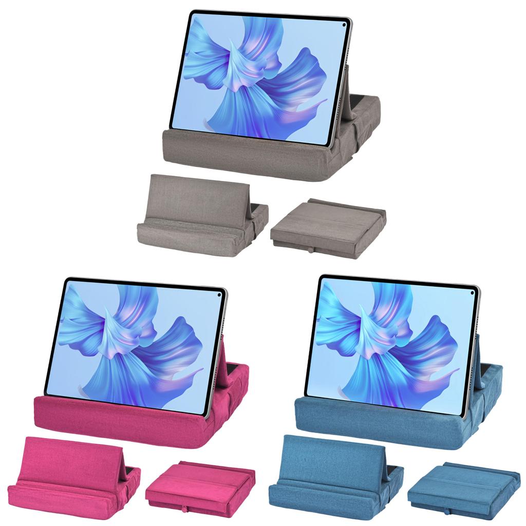 Foldable Tablet Reading Pillow Support For Ipad And Smartphone Reading Comfort