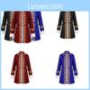 Fantasy Middeleeuwse Heren Lange Mouwen Staartjas Jas Voor Cosplay Rolspel Kostuum