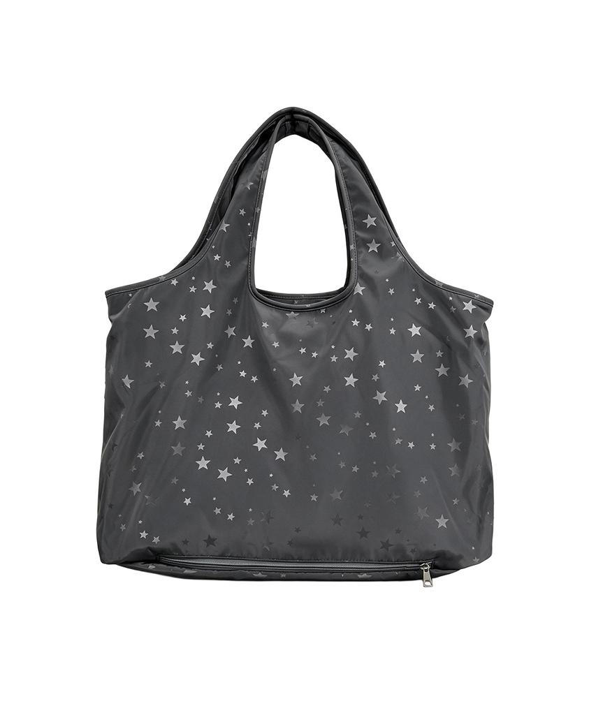 The Green Lab Star Nylon Shopper Bag [Grey]