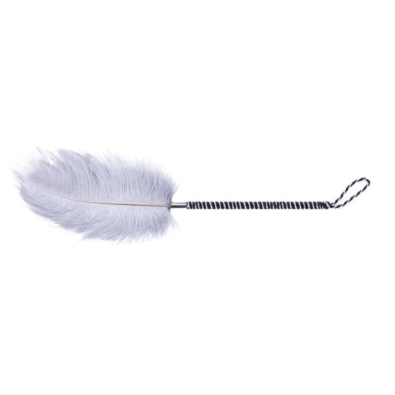 Couple Sex Toy Tickle Feather, Soft Flirting Tickler for Women, Erotic Nipple Stimulator Sensory Play Adult Game