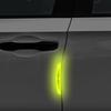 Reflective Carbon Fiber Anti-Collision Car Stickers for Handles, Door Bowl, and Mirrors