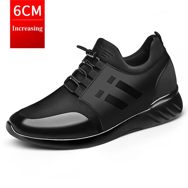 Oein Men's Sneakers Quality 6CM Increasing British Shoes New Breathable Summer Casual Sneakers Big Size Office Shoes Men