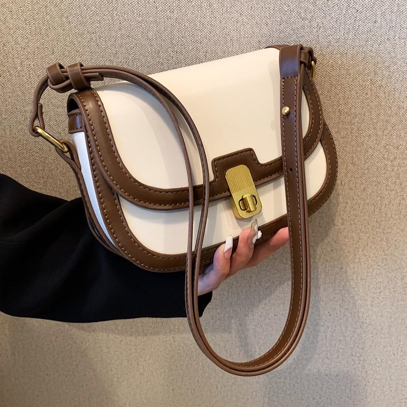 2026 New Trendy Fashi Shoulder Bag Retro Texture Women's Bag Casual Versatile Messenger Small Square Bag Underarm Small Bag