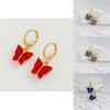 Modern Simple Alloy Butterfly Earrings Great For Anniversaries And Special Events