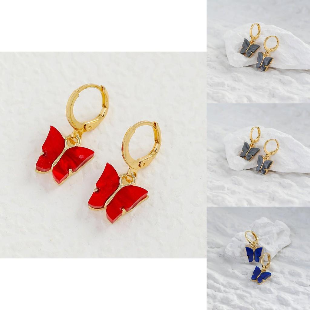 Modern Simple Alloy Butterfly Earrings Great For Anniversaries And Special Events