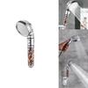 Spa Shower Head 3 Mode Button High Pressure Filter Balls Water Saving