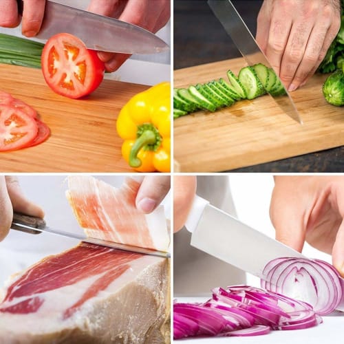 Multi-function Knife Sharpener with Sharpening Rod, Stainless Steel Material, Lightweight, No Sharp Points, Safe