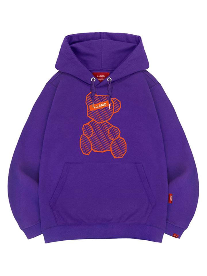 Logo Bear Hoodie Unisex Big Size M~4Xl (B Type)