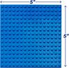 5Pcs 16X16 (5 Inches X 5 Inches / Approx. 12.7 Cm X 12.7 Cm) Building Block Base Plates Compatible With Major Brand Toy Blocks