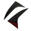 Rear Window Side Spoiler Sturdy Durable Bright Black Easy To Install Rear Spoiler Reducing Wind Resistance for Focus