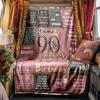 Birthday Gift For Friends Family Rv Customize Your Name Blanket Soft Comfortable Lightweight Perfect For Travel Camping Picnics Sofa Bed Living Room