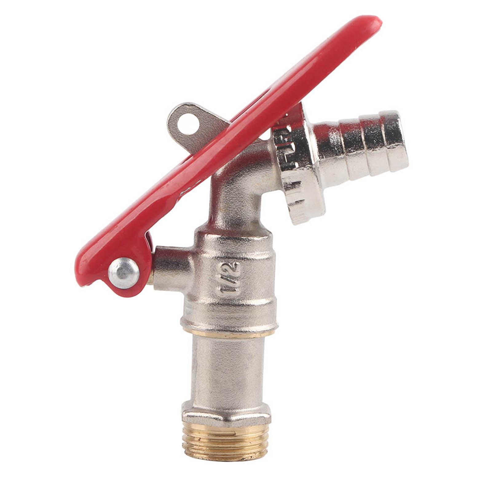 

Латунний кран з різьбою 12 дюймів, що замикається, інструмент для дому та саду