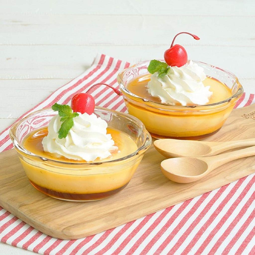 Hario Heat-Resistant Glass Dessert Bowls, 300mm, Set of 4, Made In Japan, SWB-2412