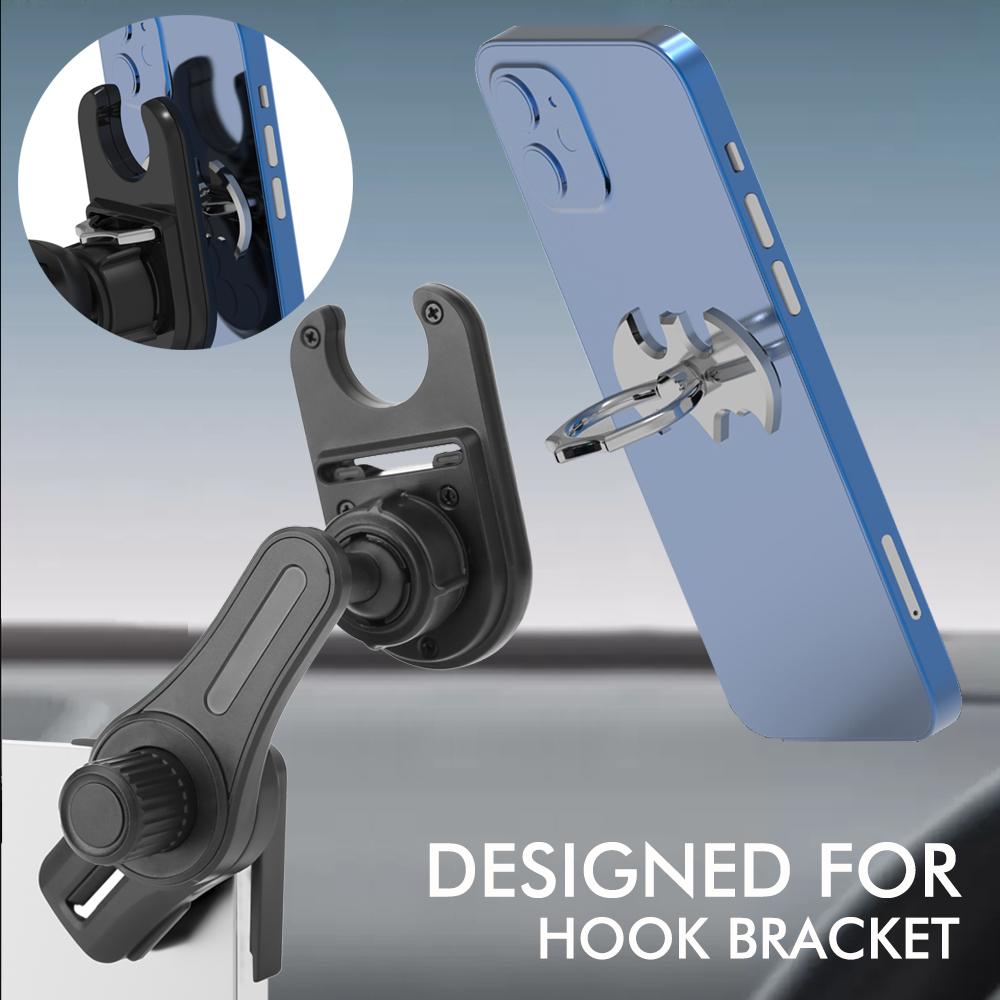 3 In 1 Car Screen Mounted Magnetic Phone Holder for Adjustable Phone Support Stand for Car Electric Vehicle