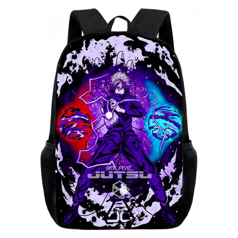 Zaino Scolastico per Bambini Studenti Elementari Design Anime Cartoni Animati Grande Capacità Ergonomico Protezione Schiena Tessuto Oxford
