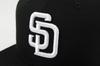 New Era MLB 9FIFTY Black White Snapback San Diego Padres & Cap,