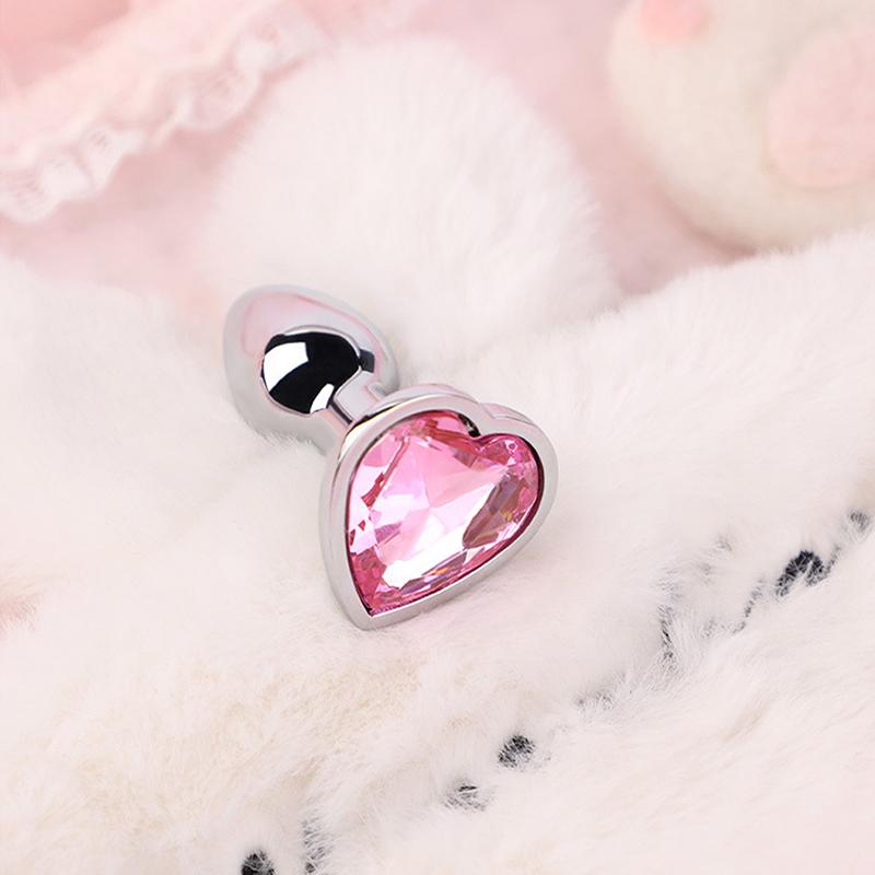 Anal Plug Metal Heart Butt Plug For Beginner Masturbation Stimulator Anal Sex Toy For Women Dildo Men Prostate Massager