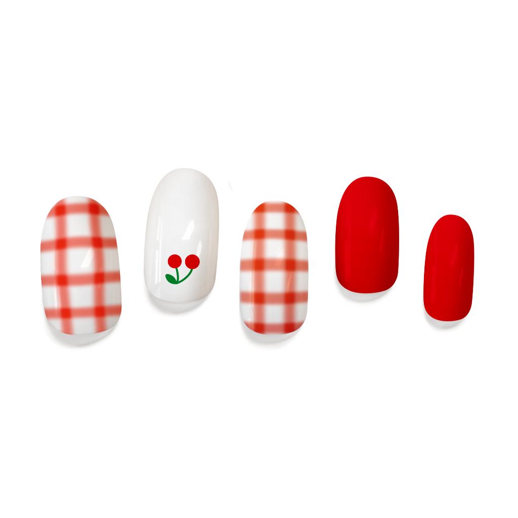 Korean Gel Nail Stickers UV Lamp | Salon Look At Home | No Glue Needed POINT VER.