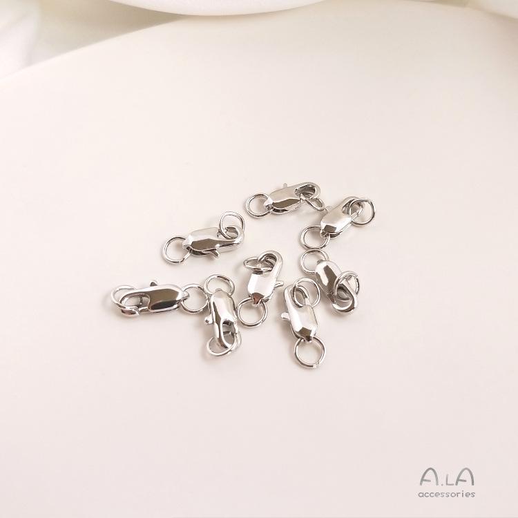 14K/18K Gold & Sterling Silver Fishtail, Spring, and Lobster Clasps - DIY Jewelry Accessories.