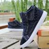 Fashion Denim Canvas Shoes Men Sneakers Casual High Top Shoes for Men  New Comfortable Trend Male Vulcanized Shoes Tenis Masculino