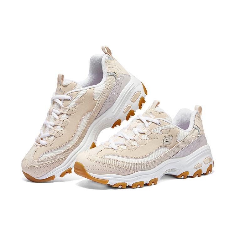 Skechers Dlites 1.0 'White Beige' Women's 896148-NTMT