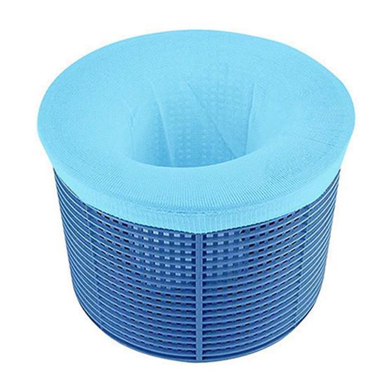 Pool-Skimmer-Socken, feinmaschiger Pool-Skimmer-Korbfilter, wiederverwendbarer elastischer Pool-Filtersocken, Pool-Schmutzfang-Skimmer für oberirdische Inground-Pools