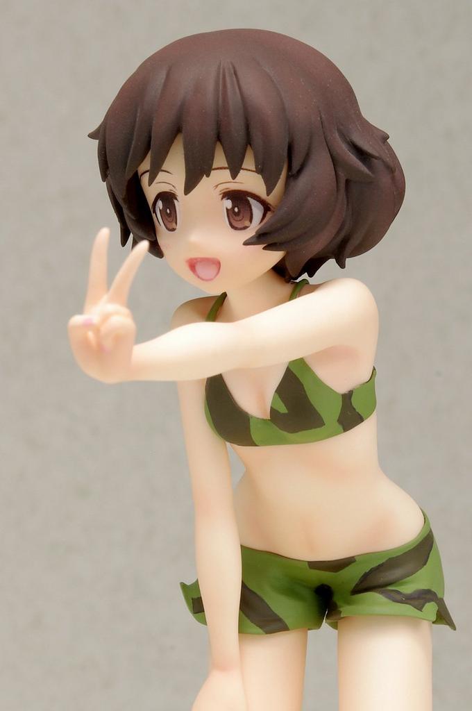 BEACH QUEENS Girls & Panzer Yukari Akiyama 1/10 Scale PVC Painted Finished Figure