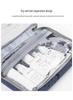 Men's Waterproof Travel Wash & Makeup Bag - Foldable & Portable for Daily Storage