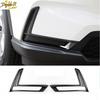 Carbon Fiber Style Front Fog Light Cover Trim For Honda CRV CR-V 2024 2X